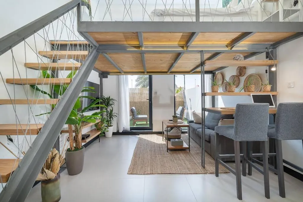 Tropical Loft With Working Station In Jvc Apartment Dubai United Arab Emirates