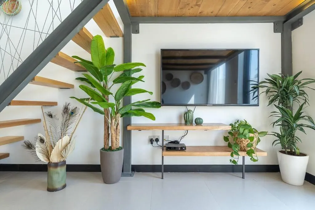 Tropical Loft With Working Station In Jvc Apartment Dubai 0*,